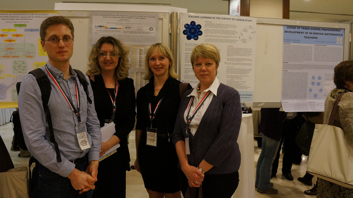 Е.Ю. Карданова с исследователями из Германии, Израиля и Латвии.