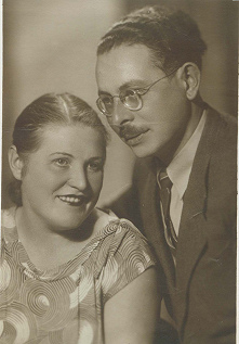 Родители Пинского вскоре после свадьбы; Из семейного архива