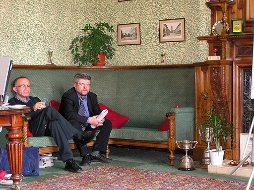 Пинский с Исаком Фруминым, 2004 г.; Из семейного архива