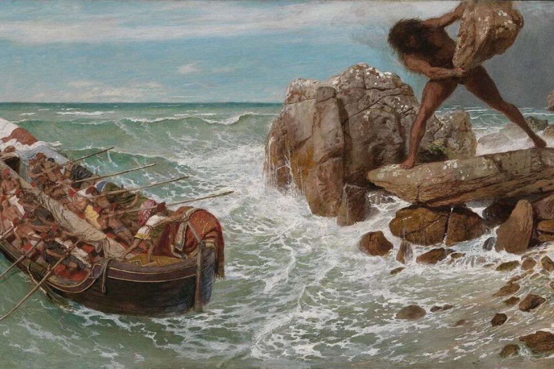 «Одиссей и Полифем», Арнольд Бёклин, 1896 год